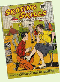 1950s Chicago Roller Skates comic book