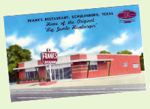 Vintage Texas drive in - Frank's Drive In