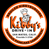 Kibby's Drive In t-shirt. San Mateo, California